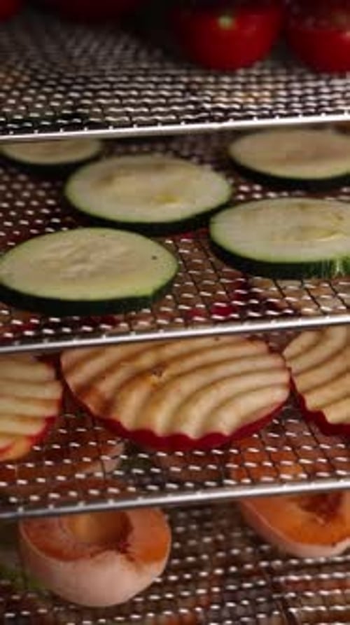 dehydration process of fruits and vegetables