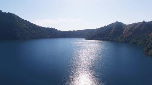 Puesta de sol en Blue Lake
