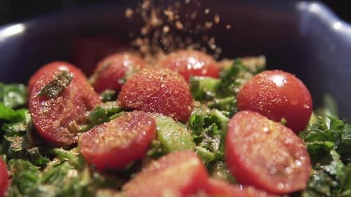 Fresh Tomato and Cucumber Salad with Olive Oil