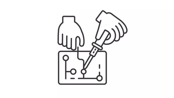 Soldering line animation, Elements Motion Graphics ft. soldering ...