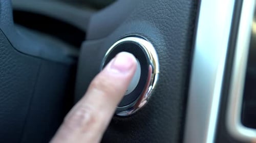 Pressing the start stop button