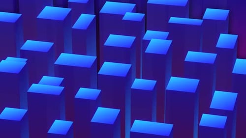 Gradient 3D Bars Background