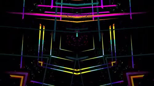 Colourful Shiny Lights Motion Background