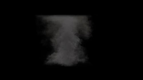 explosion sur fond transparent