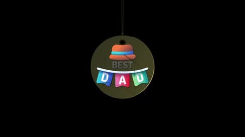 Best Dad Celebration Medallion Title Reveal