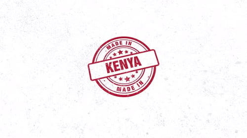 Made In Kenya Rubber Stamp