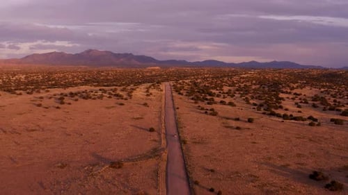 Highway Into Desert, New Mexico