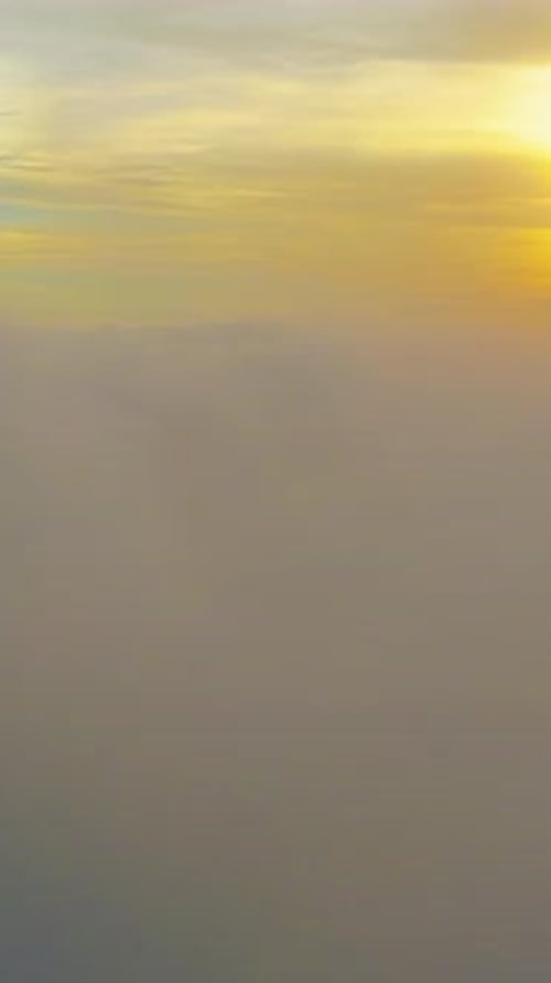 Sunrise Above The Clouds Dramatic Mountain View Sky Sunrise