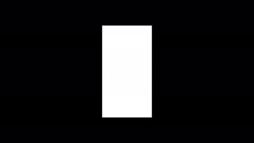 Prism Collection: Flickering square transition with horizontal expansion