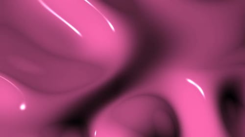 Smooth Pink Liquid Flowing Abstract Background
