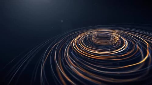 Videohintergrund mit Weltraumspirallinie