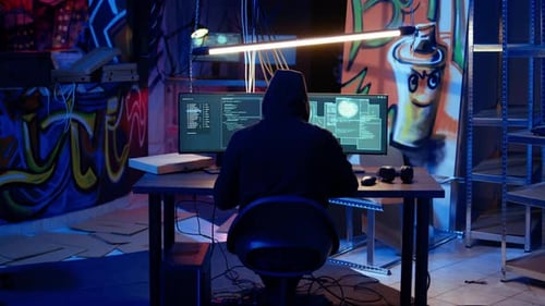 Hacker Devising Plan Coding Malware Designed to Exploit Network