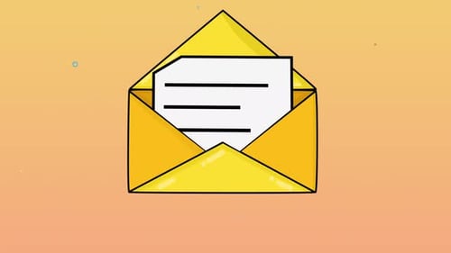 Minimalist Email Envelope Opening Animation