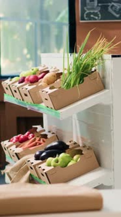 Vertical Video Eco Friendly Zero Waste Supermarket