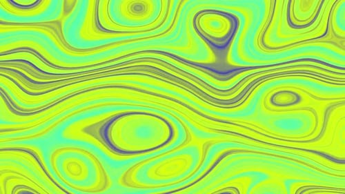 Psychedelic Liquid Abstract Background Loop Animation
