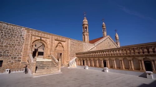 Mor Gabriel Monastery is the oldest surviving Syriac Orthodox monastery in the world 4K