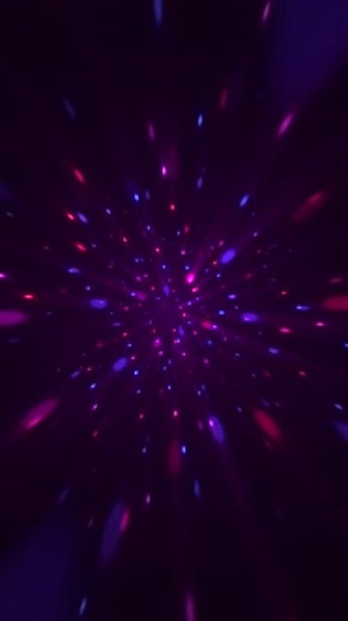 Abstract Colorful Light Particles Burst Vertical Background