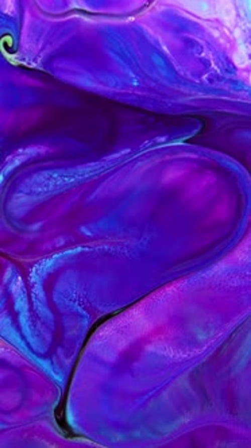 Abstract Fluid Art Motion Background in Purple and Blue