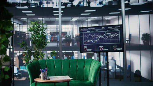 Formal Work Environment in a Boardroom Office Arranged with Chairs