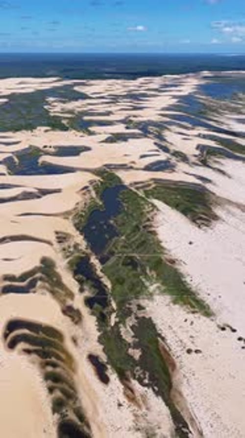Tutoia Village At Tutoia In Maranhao Brazil Northeast.