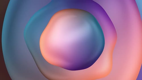 Abstract Fluid Gradient Shapes Background Animation