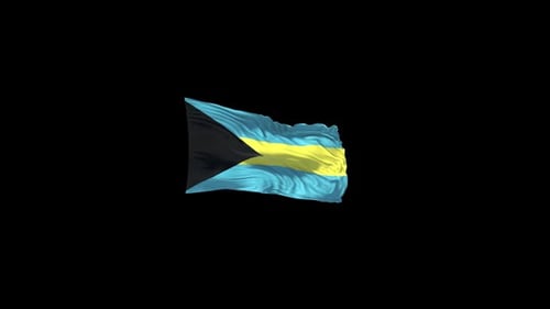 Bahamas Flag with Alpha Channel