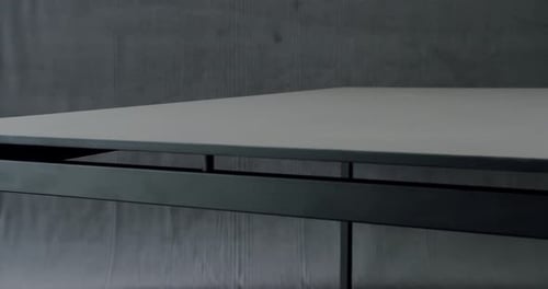 Modern Geometric Table Interior Design Studio Shot