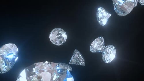 Nahaufnahme von Falling Diamonds Loop