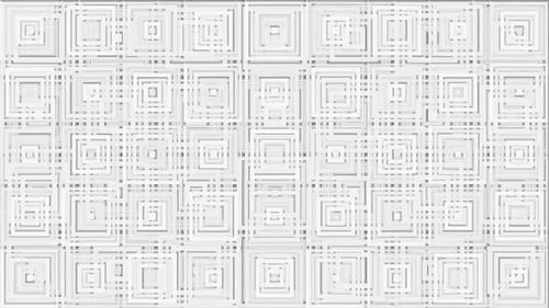 White Abstract Squares