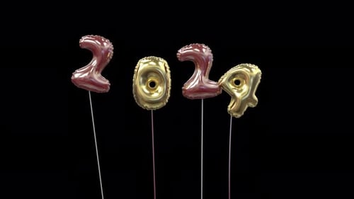 Metallic 2023 Balloons for New Year Celebration