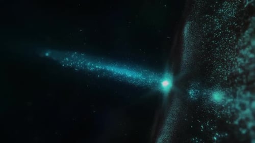 Fondo de animación de sombras de partículas de luz rosa