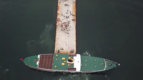 ship waiting for passengers