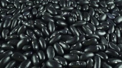 Black Beans Close Up A Wonderful Vegan Food Rich In Fiber And Protein.
