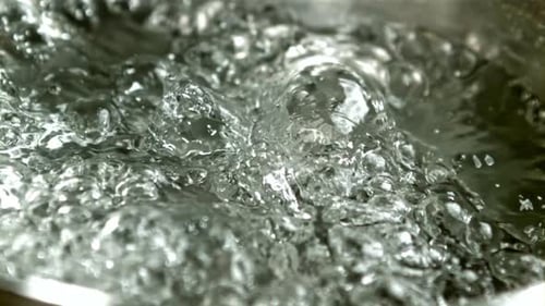 Boiling Water Close Up