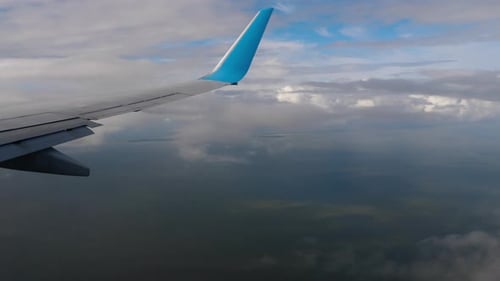View Through a Airplane Window