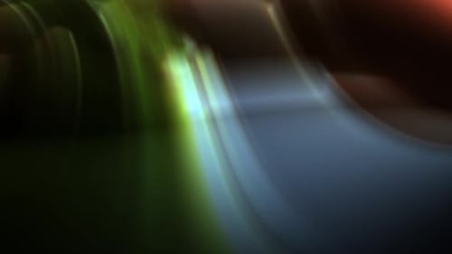 Fast moving multicolored strands abstract
