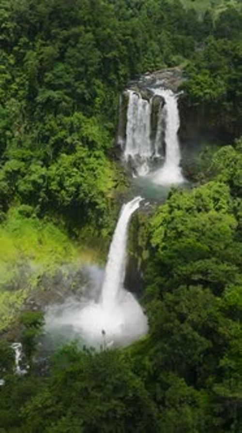 Waterfall in the Philippines Limunsudan Falls