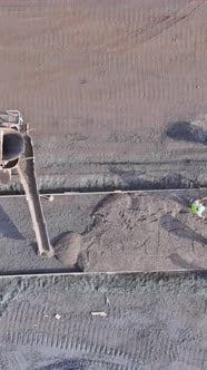 Concrete Sidewalk Footpath is Being Constructed By Employees of a ...