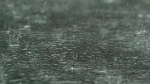 Heavy Rain Splashing