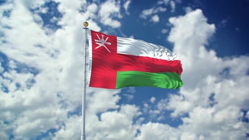 Oman Realistic Waving 4k