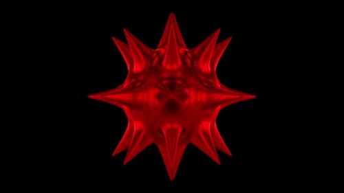 Spiked Red Metal Ball Alpha Loop