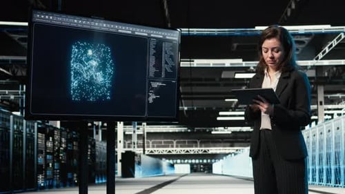 Data Center Software Developer Using Deep Learning AI Model