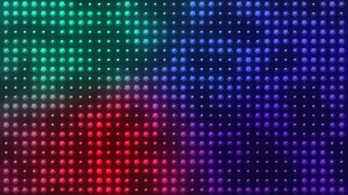 Dynamic Abstract Geometric Grid Background with Shifting Colors