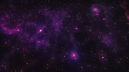 Deep Space Nebula Starfield Background Animation