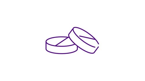 Animated Line Drawing of Medical Pills