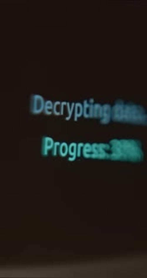 Futuristic Digital Hacking Text Data Processing Reveal