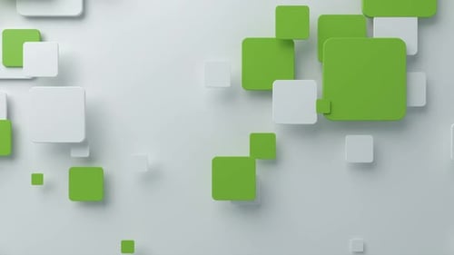 Hintergrundschleife mit grünen weißen Panels