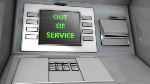 Modern ATM Machine Interface