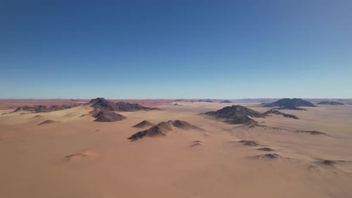 A video about a mountainous landscape and rugged nature from the Namib desert