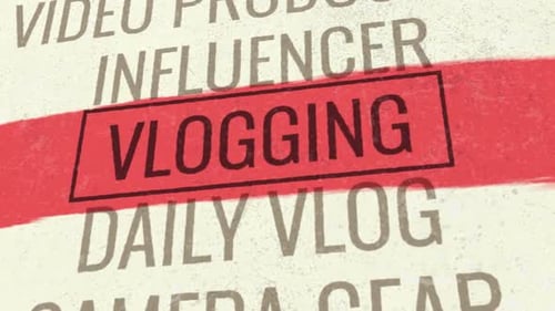 Vlogging, 3D-Titelanimation mit Scrollen